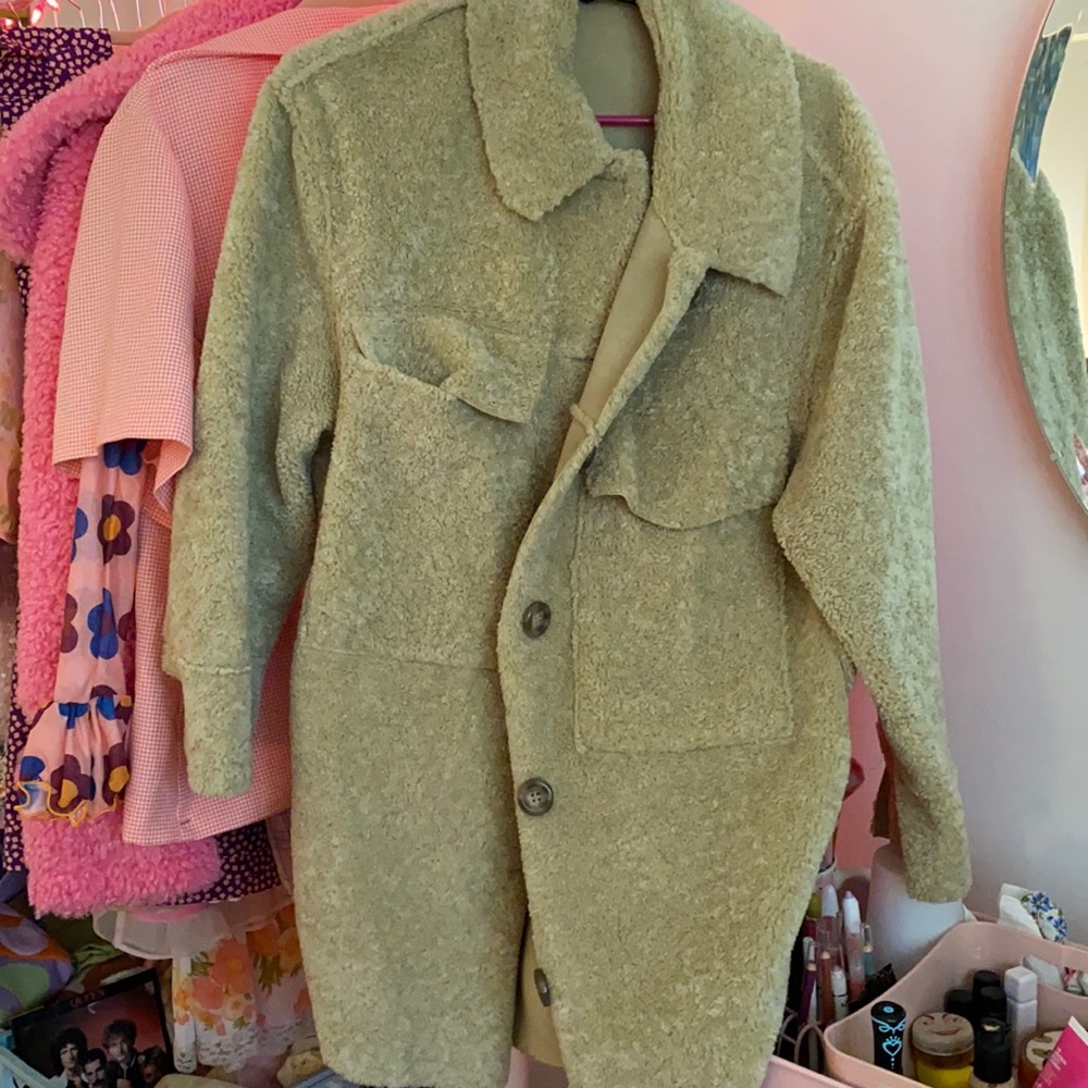 zara fur shacket